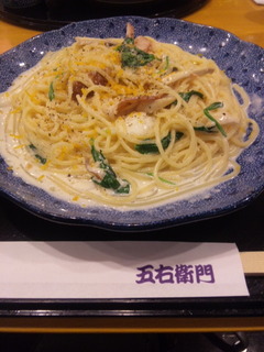 スモークチキンと４種の熟成チーズのクリームソース