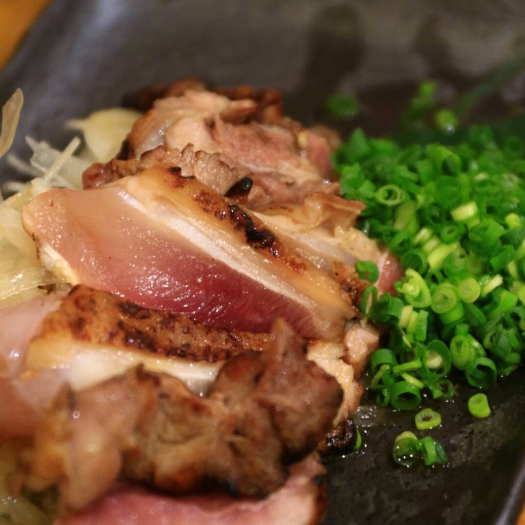 宮崎県産　軍鶏のたたきポン酢