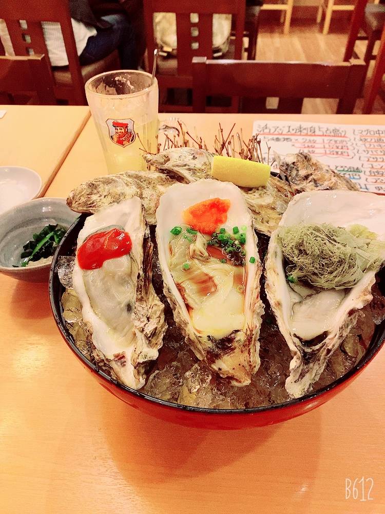 活〆かき　3種食べ比べ