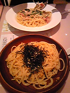 うにのパスタ