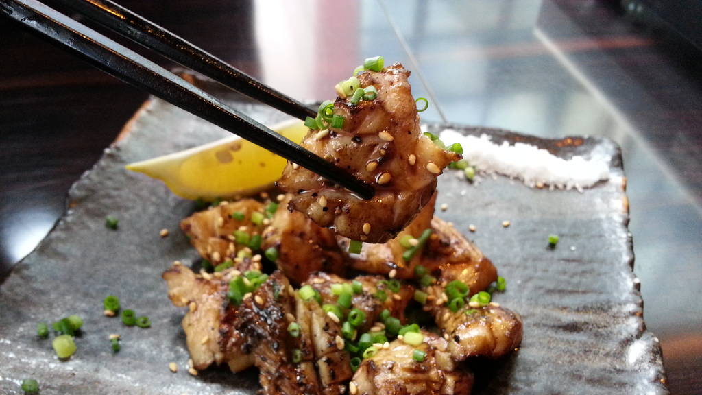 上ミノの塩焼き