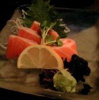 サーモンの刺身