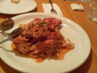 渡り蟹の生パスタ