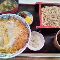 かつ丼のセット