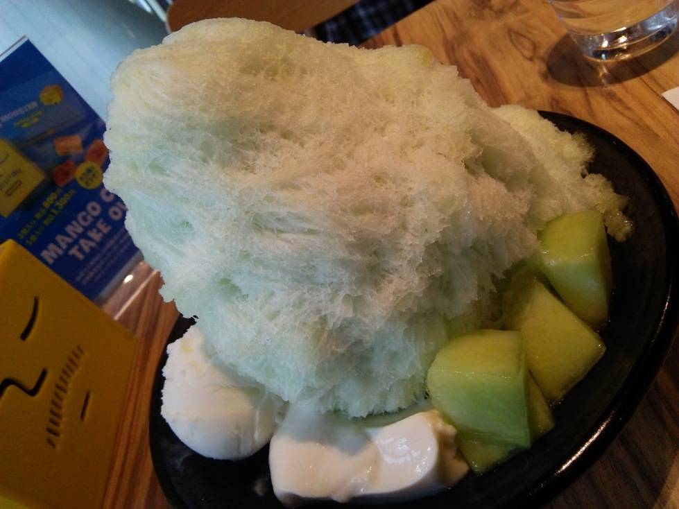 メロンかき氷