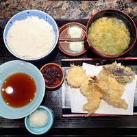 えびと季節野菜天ぷら定食