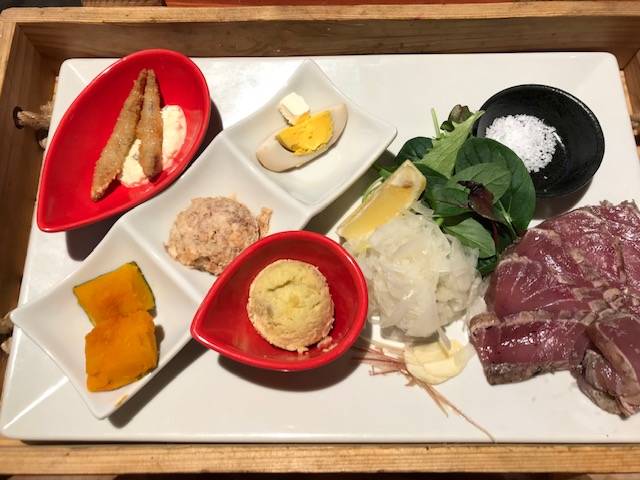 ハラボの藁焼きプレート