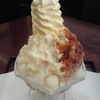 氷黒みつミルク