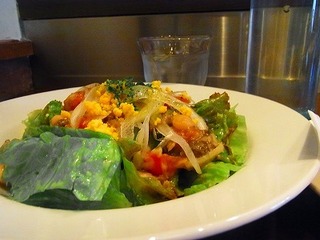 白インゲン豆とレンズ豆のサラダ