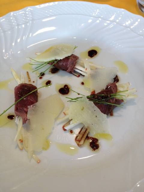 エゾ鹿のカルパッチョ