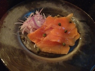サーモンのカルパッチョ