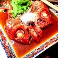 金目鯛かしら煮付け