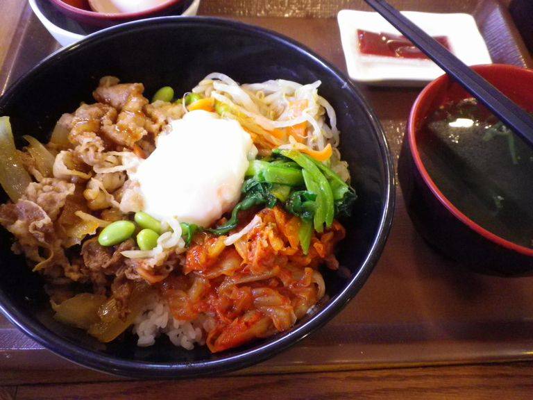 ビビンバ丼定食　並