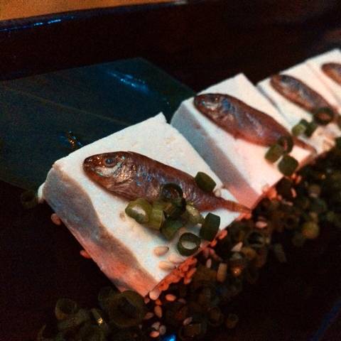 スクガラス豆腐