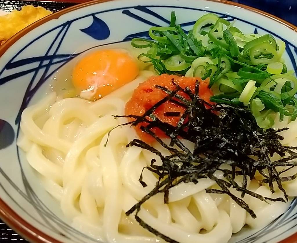 明太釜揚げうどん