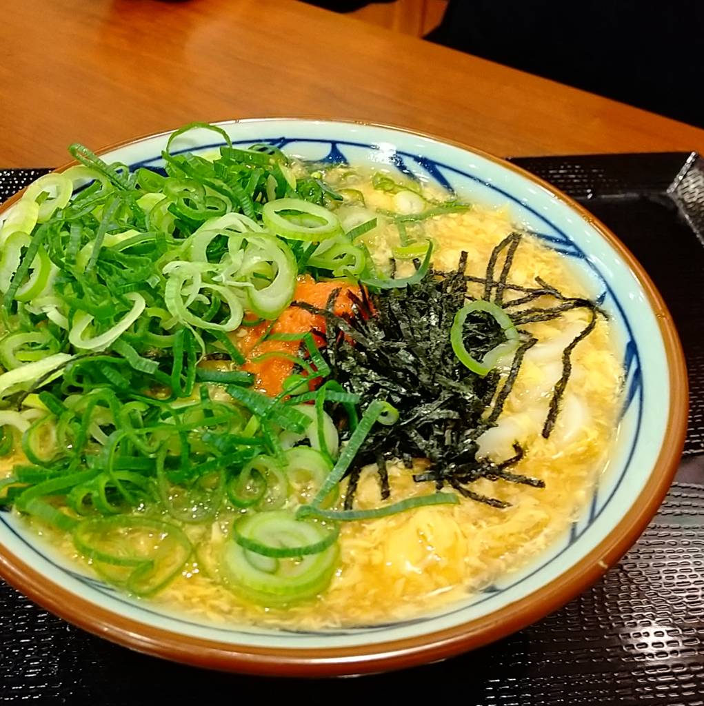 明太玉子あんかけうどん