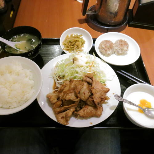 豚ロース生姜焼き定食