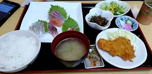 朝どれ刺身定食