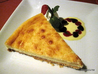 しっとりスフレのチーズケーキ