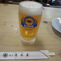 生ビール　まずは一杯