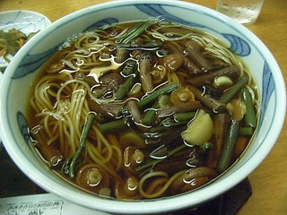 山菜そばセット