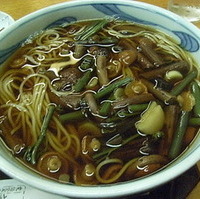 山菜そばセット