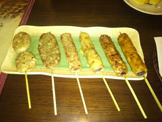 つくね盛り合わせ