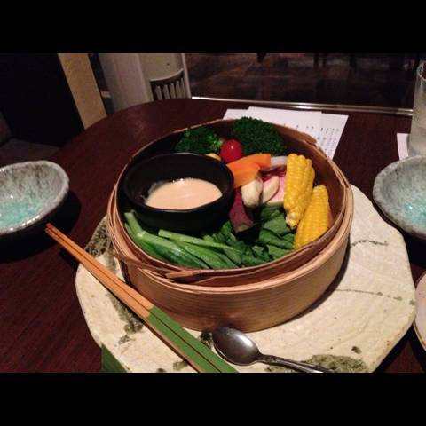 温野菜のバーニャカウダ