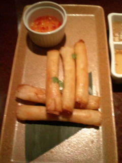 明太子＆チーズの揚げ春巻き