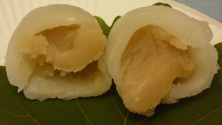 柏餅（みそあん）