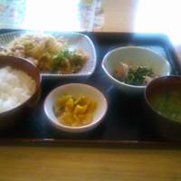 鶏竜田＆生姜焼き風ランチ
