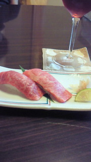 近江牛トロ握り