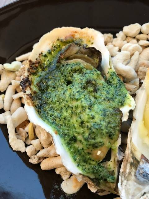 牡蠣のガーリックバター　オーブン焼き