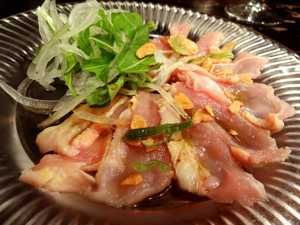 鶏のカルパッチョ