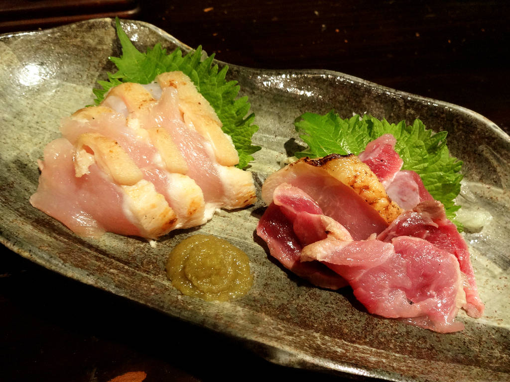 炙り刺し２種盛り