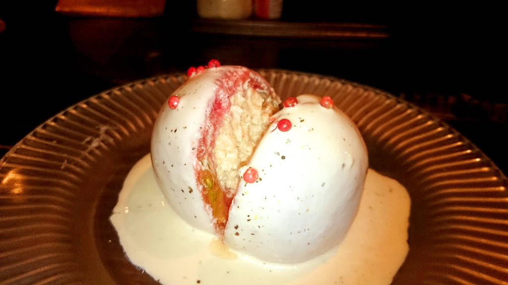 白いトマトのツナサラダ