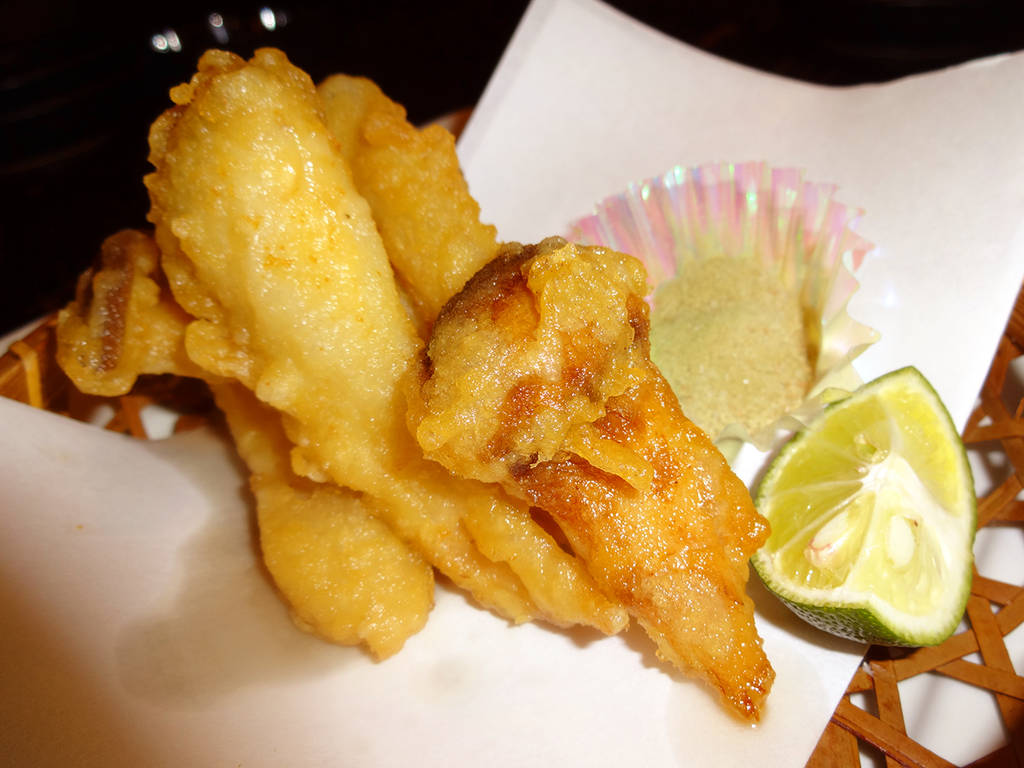 松茸とエリンギの天婦羅