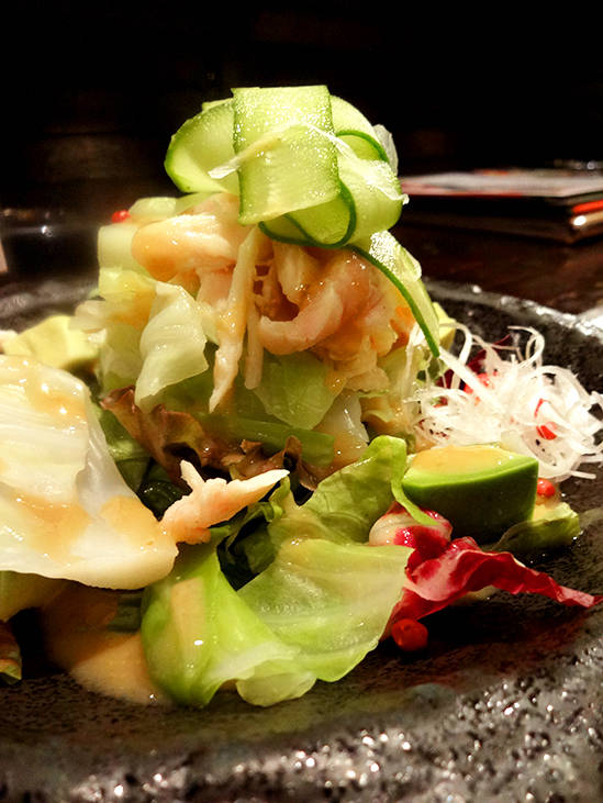 湯引きキャベツの柚子味噌サラダ