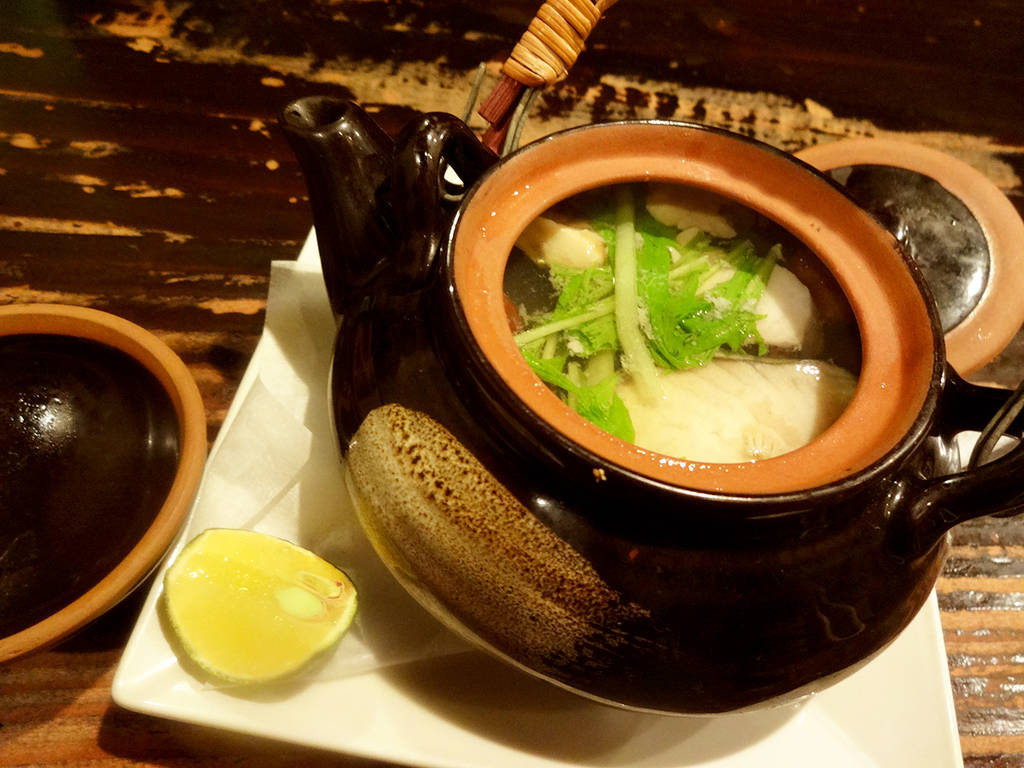 寒鰆の土瓶蒸し