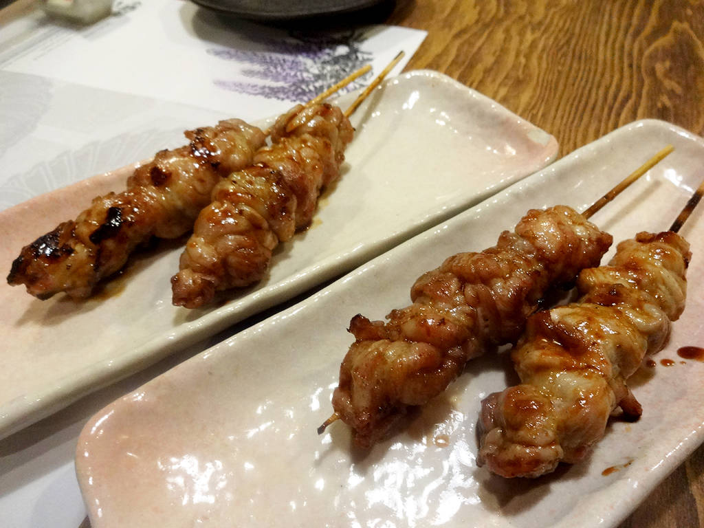 串焼き　せせり＆名古屋コーチンもも