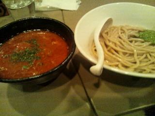 海老トマトつけ麺
