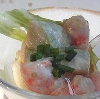 海老とアボカドのサラダ