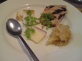 チーズの盛り合わせ