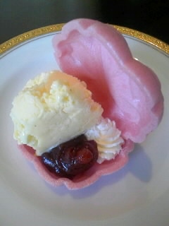 アイス最中　桜風味