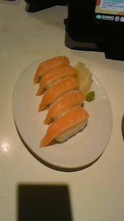 大トロサーモンハラスの５カン握り