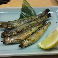 本ししゃもの炙り焼き