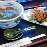 なごみそば 天ぷら付き