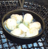 ホタテ鉄板焼き