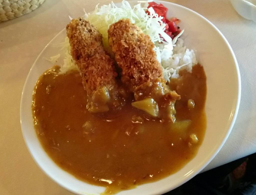 メンチカツカレー