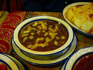 ほうれん草とカッテージチーズのカレー